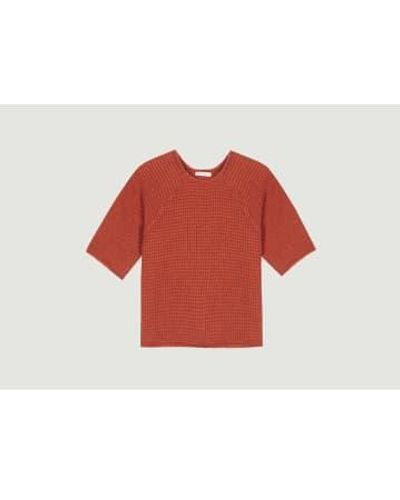 MASSCOB Embossed Cova Top S - Red