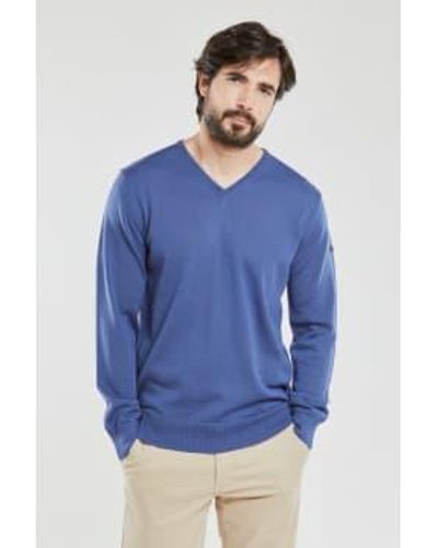 Armor Lux Noyal Sweater Merino Dark Blue S