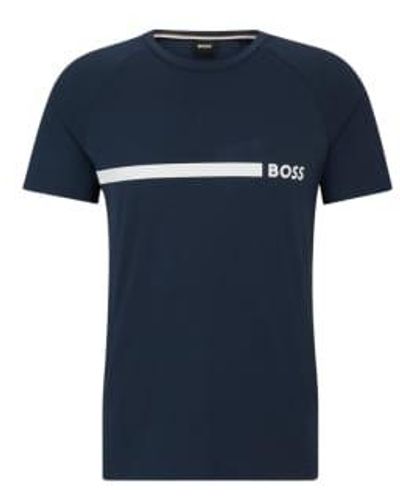 BOSS T-shirt Rn Slim Fit - Blue