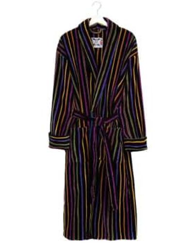Bown of London Mozart Dressing Gown Multi M - Black