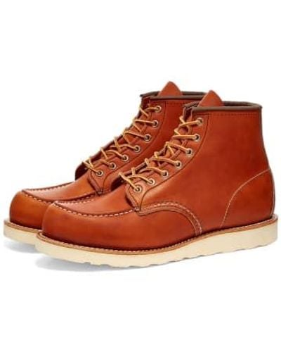 Red Wing Red Wing 875 Heritage Work 6 "Moc Toe Boot Oro Legacy - Braun