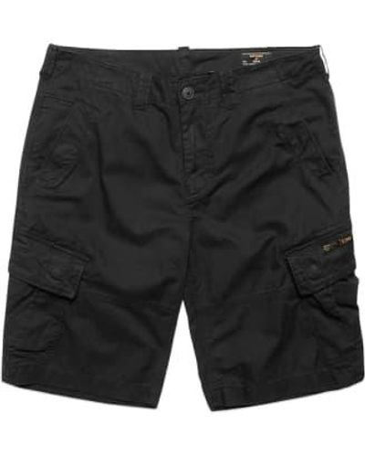 Superdry Pantalones cortos cargo core - Negro