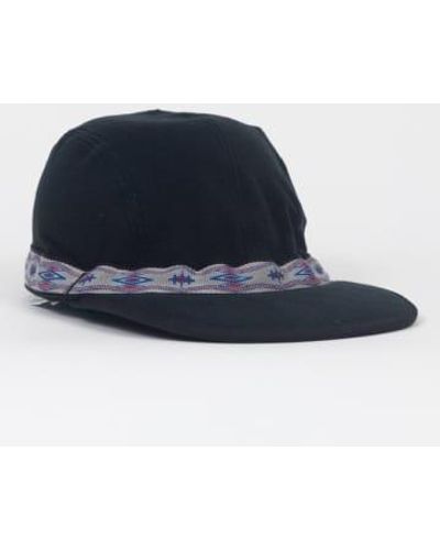Kavu Sombrero strapcap lana en negro - Azul