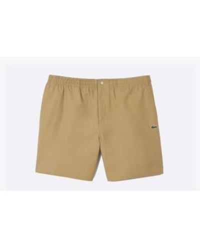 Lacoste Short Tank S / - Natural