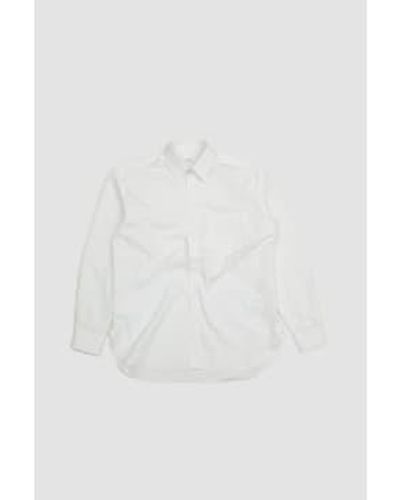 Cellar Door Mark Shirt Bright S - White