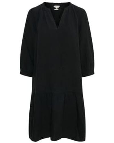 Part Two Vestido lino chania negro