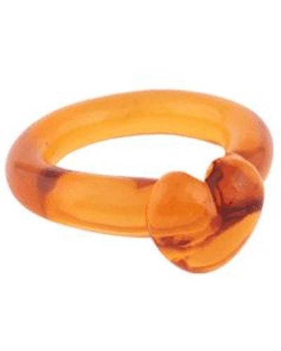 SANDRALEXANDRA Amber Love Ring 52 - Orange