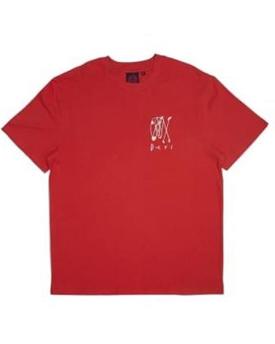 Deus Ex Machina Bobskull Short-sleeved T-shirt - Red