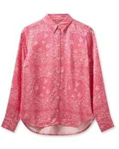 Mos Mosh Mmtaylar Paige Shirt Or Camellia - Rosa