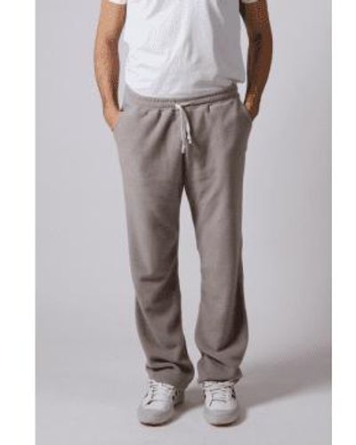 Daniele Fiesoli Taupe Soft Fleece Sweatpants Large - Gray
