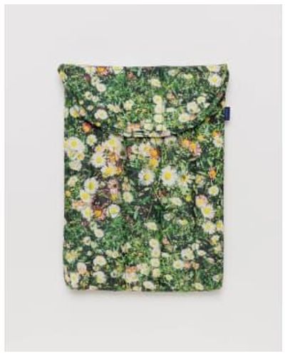 BAGGU Puffy Laptop 1314 Daisy - Verde