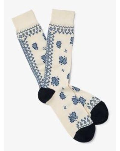 Royalties Ivory Geronimo Socks U / - Blue