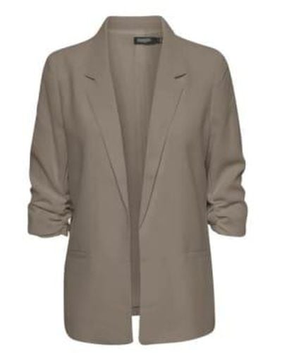 Soaked In Luxury Brindle Shirley Blazer Small / - Gray