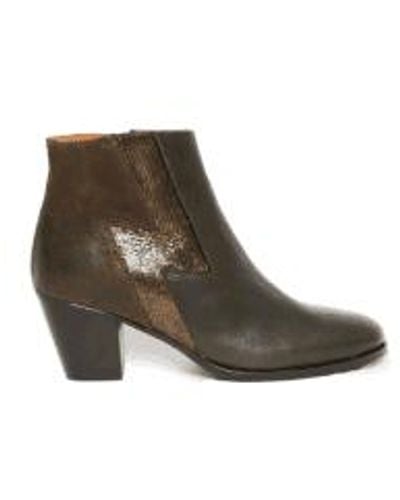 Esska Mash Heeled Boots - Gray
