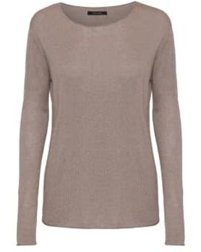 Oh Simple Silk Cashmere Sweater M - Brown