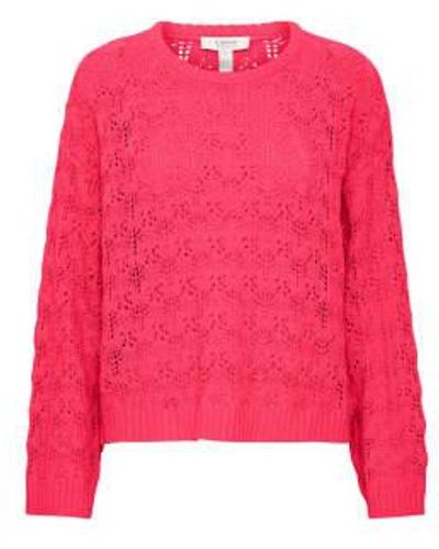 B.Young Bynajo Sweater Raspberry Sorbet Uk 12 - Pink