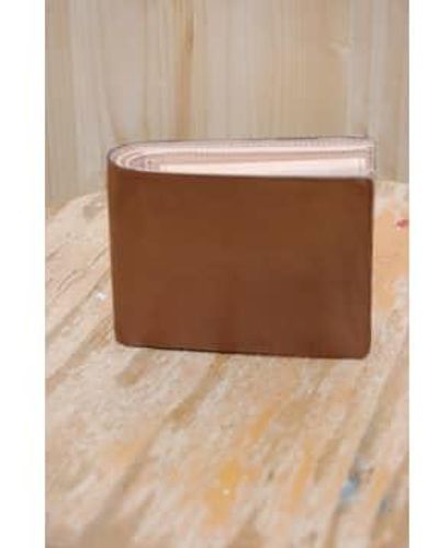 Il Bussetto Bi Fold Wallet With Coin Pocket Caramel - Marrone
