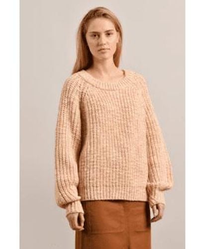 Mat De Misaine Turquin Mouliné Wood Sweater L / - Brown
