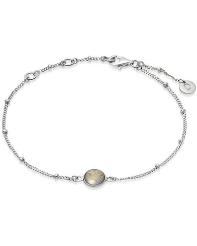 Daisy London Labradorite Healing Stone Bracelet - Metallic
