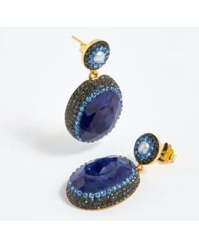 SORU Sapphire Earrings - Blu