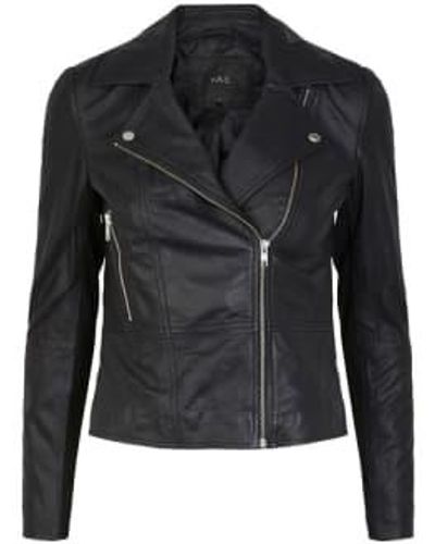 Y.A.S Sophie Biker Jacke - Schwarz