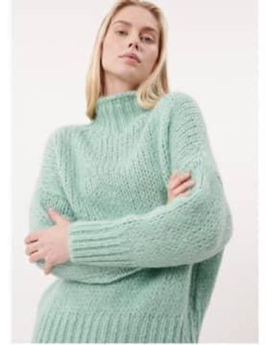 FRNCH Noah Knitted Sweater S/m - Green