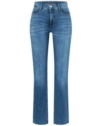 Mac Jeans Dream Boot Fringe Authentic Blue Jeans 5221 0387L D516 - Blau