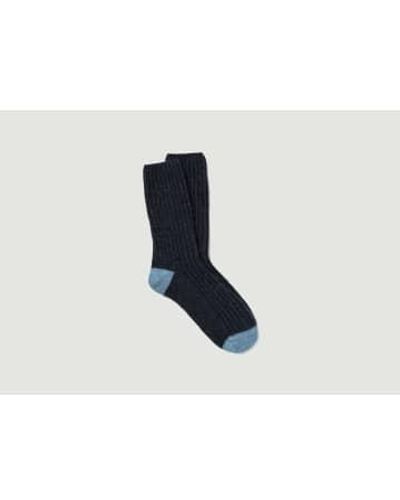 Royalties Recycled Socks 40-45 - Blue