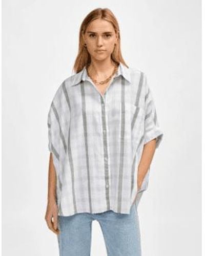 Bellerose Gaudi Shirt Check - Grau