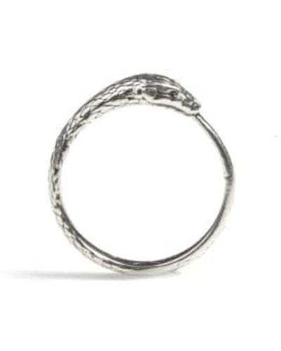 Rachel Entwistle Ouroboros Snake Ring 1 - Metallizzato