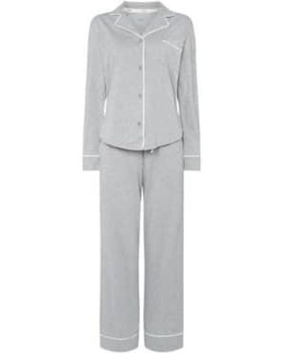 DKNY Signature Long Pajamas Medium - Gray
