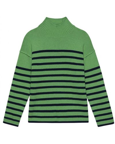 Rails Sasha Sweater Kelly Navy Stripe - Green