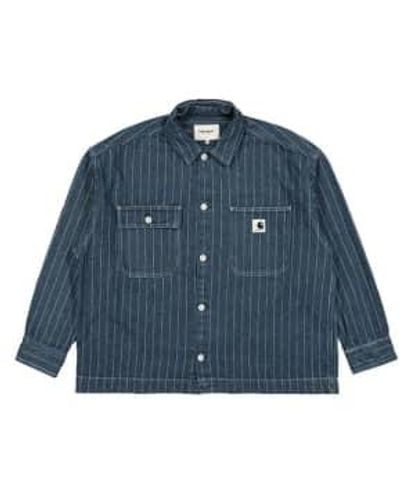 Carhartt Shirt I033014 Orlean Stripe S - Blue
