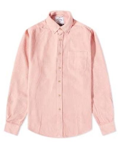 Portuguese Flannel Lobo Old Corduroy Shirt - Pink