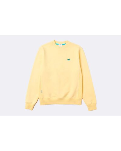 Lacoste L!ve Unisex Sweatshirt Yellow