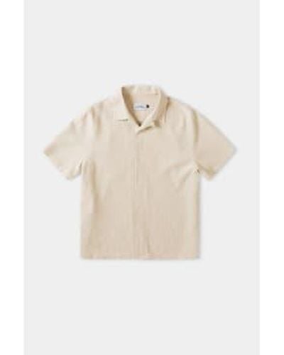 About Companions Eco Crepe Peach Kuno Shirt / S - Natural