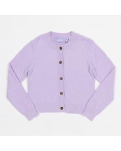 JJXX Cardigan tricot olivia en violet lilas