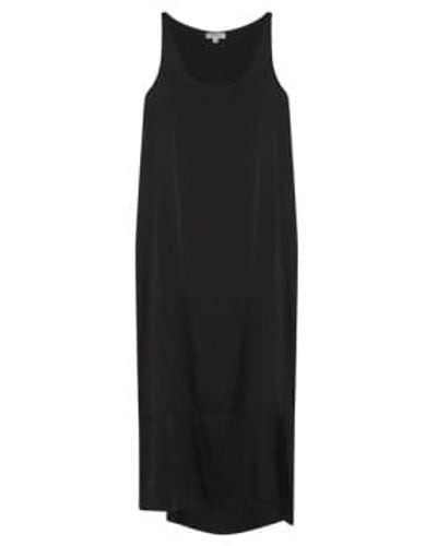 Cashmere Fashion Crossley Silk Mix Carrier Dress Sed Circular Neckline S / Schwarz - Black