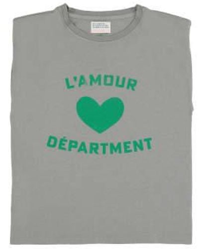 Sisters Department Sleeveless T -shirt L ́amour Grey S