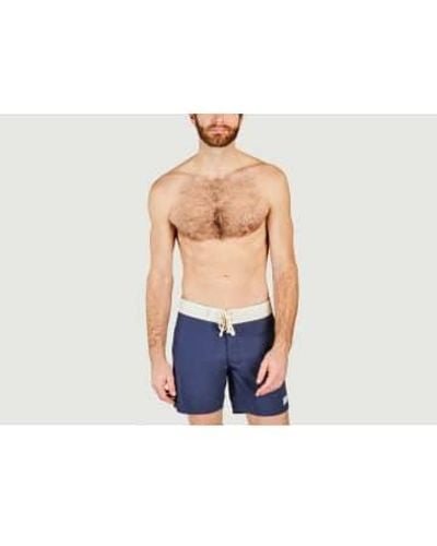 Rhythm Pantalones cortos natación patrimoniales - Azul