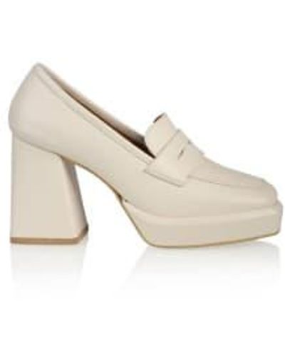 Dwrs Label Pavia Loafers Off - Bianco