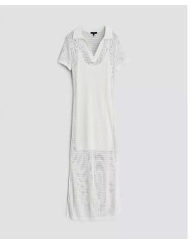 Rag & Bone Leah Polo Maxi Dress Vanilla M - White