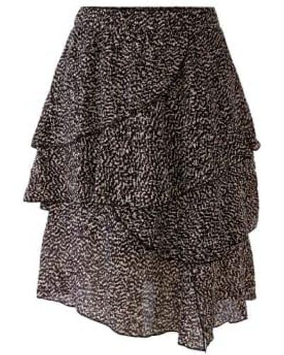 Ouí Tiered Skirt Uk 8 - Gray