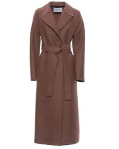 Harris Wharf London Coat For Woman A1191Mlk 517 London - Marrone