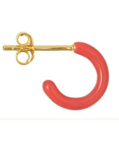 Lulu Colour Hoop 1 Pc Coral Onesize - Red
