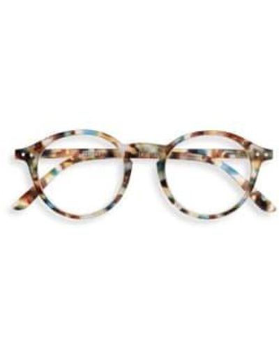 Izipizi #d Iconic Reading Glasses Tortoise +1 - Metallic