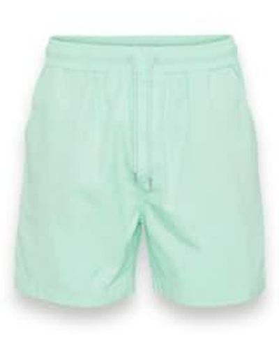 COLORFUL STANDARD Pantalones cortos sarga ligera - Verde