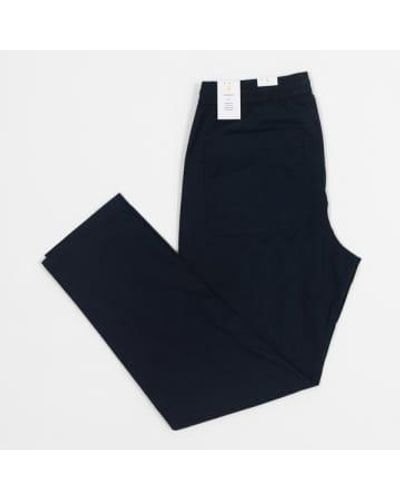 Farah Rushmore Regular Fit Elasticated Trousers In True Navy Xl - Blue