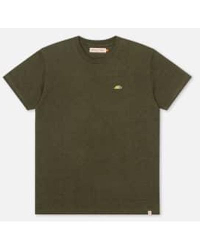 Revolution Army Melange 1342 Ten Regular T Shirt Xl - Green
