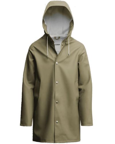 Stutterheim Stockholm Raincoat Aloe - Green